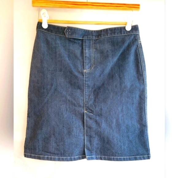 Armani Exchange Denim Pencil Skirt - Picture 1 of 6